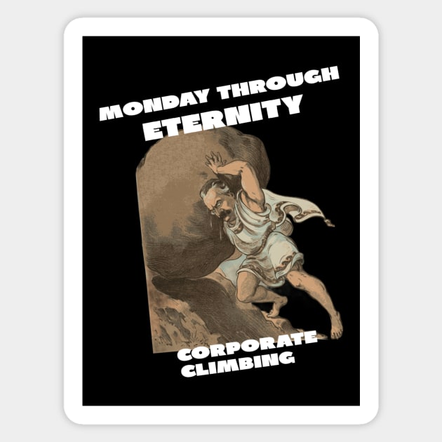 Monday Through Eternity Sticker by Silvermoon_Designs